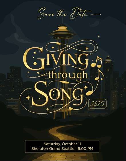 Giving Through Song Save the Date
